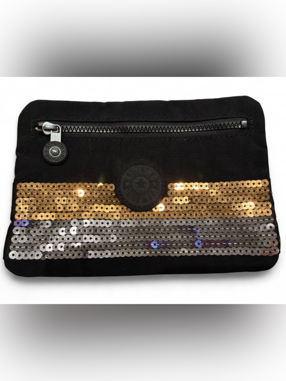Kipling Sequin Pouch